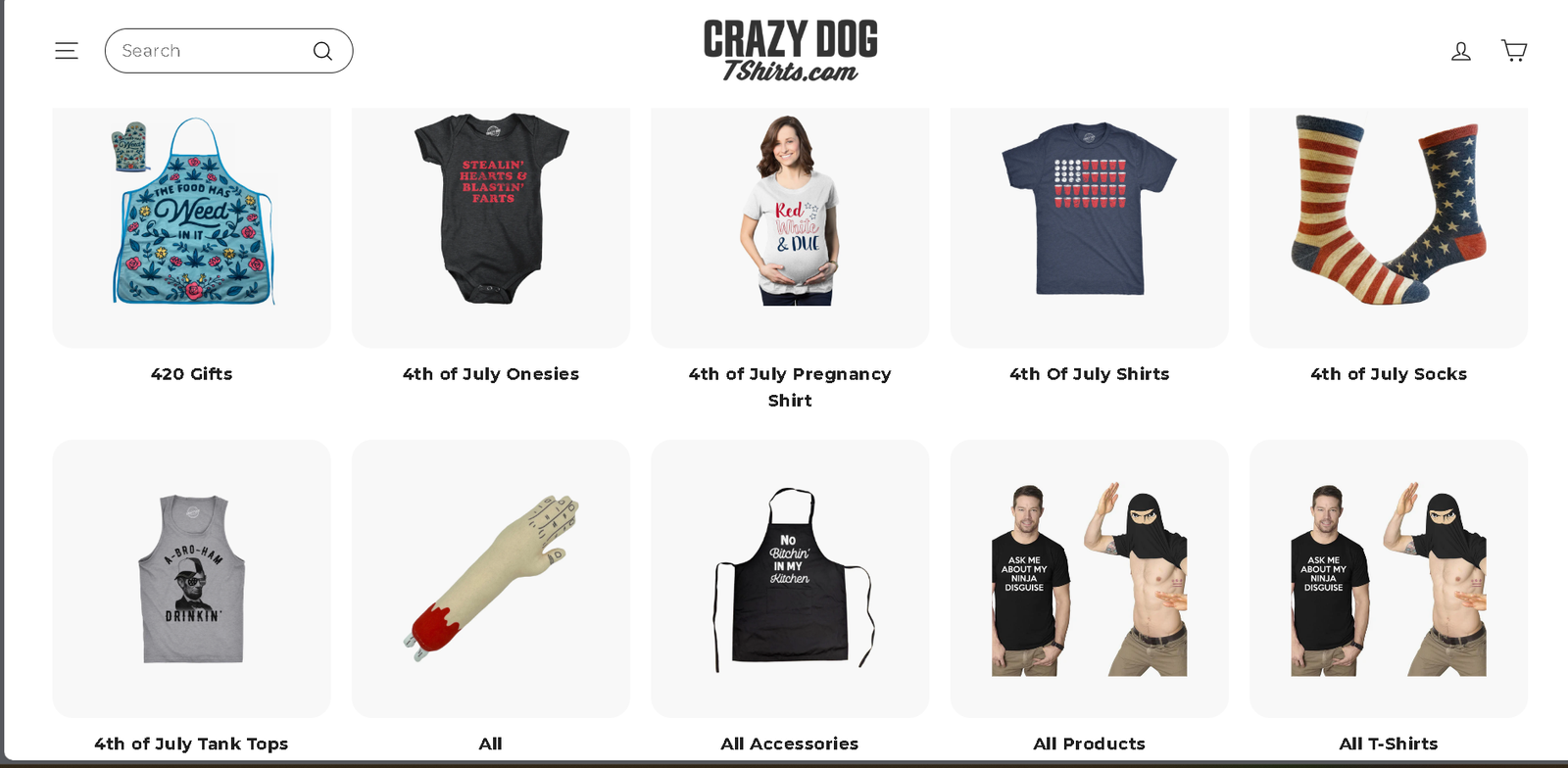 Crazy dog products collection