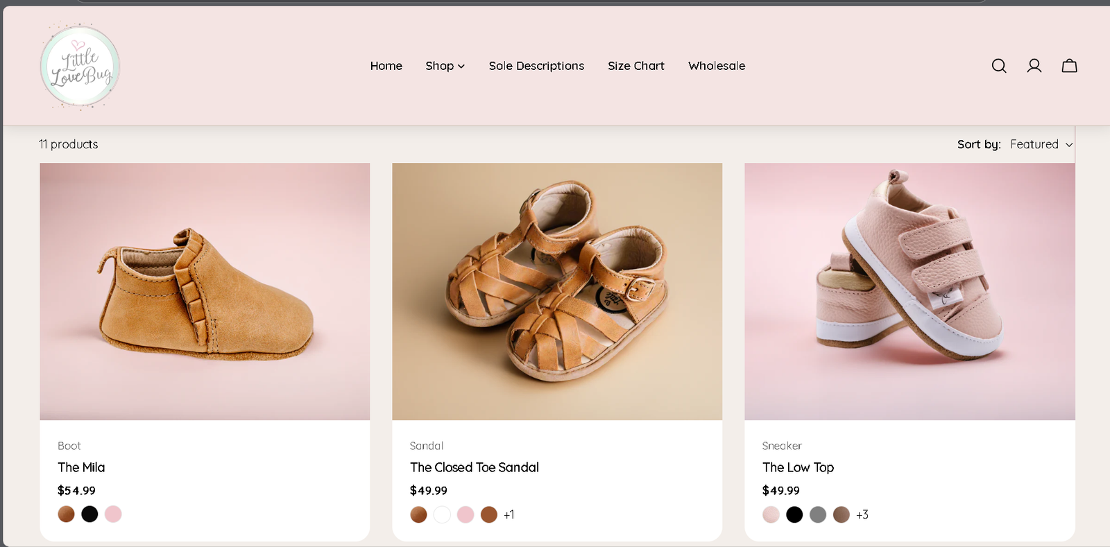 Little Love Bug products