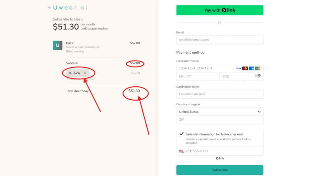 How to Use Uwear.ai Promo Code