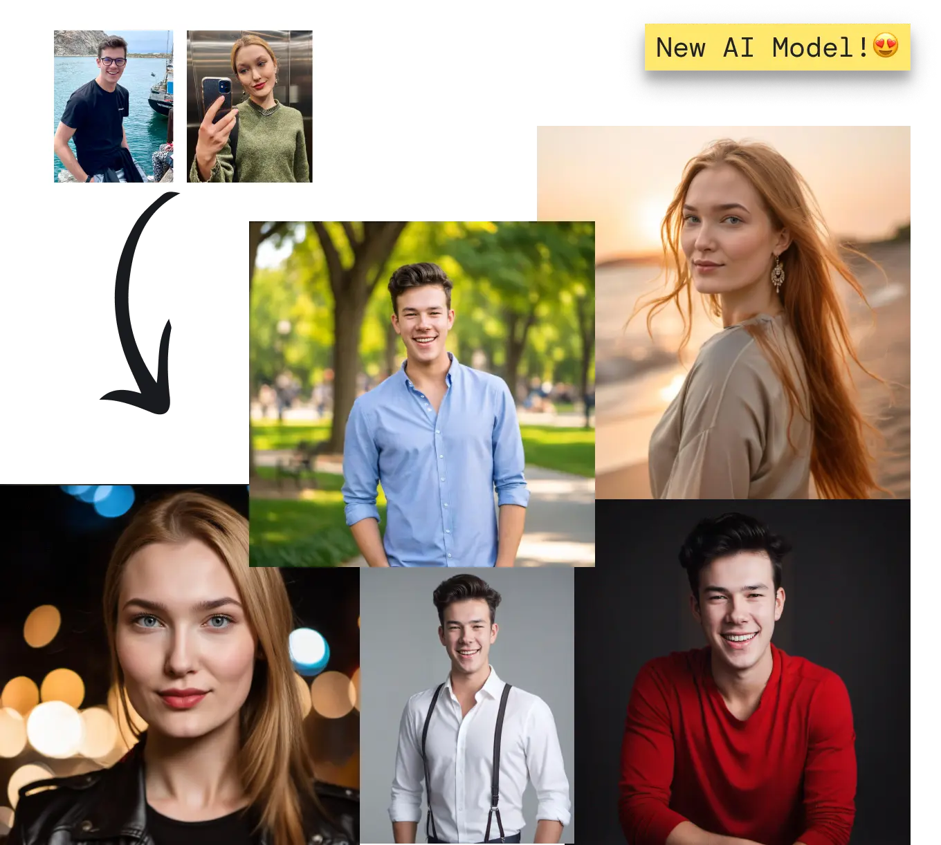 Overview of AI's impact on the user experience on Tinder, enhancing profile visibility and matching.