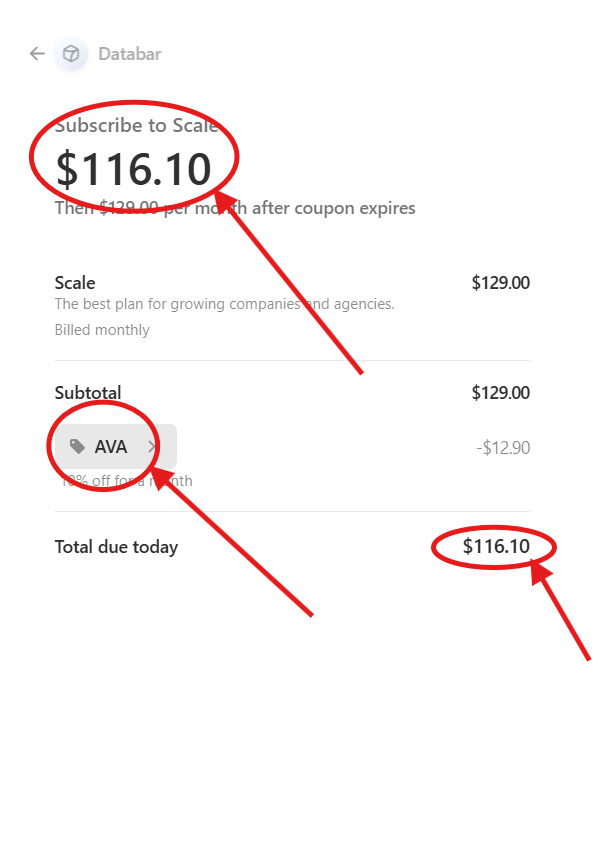 How to Redeem Databar AI Promo Code 'AVA'