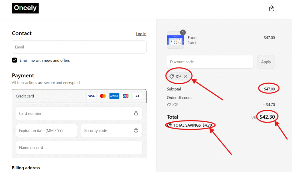 How to Use the Oncely Discount Code "JOE"