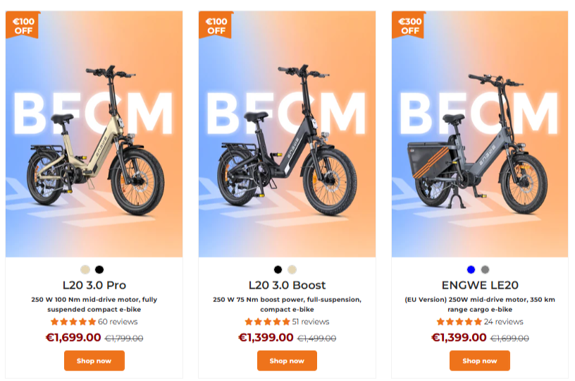 Engwe Discount Code "AVA10" – Get 10% Off on All Products!