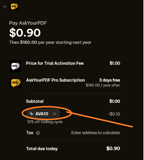 Askyourpdf Discount Code